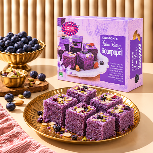 Blueberry Soan Papdi